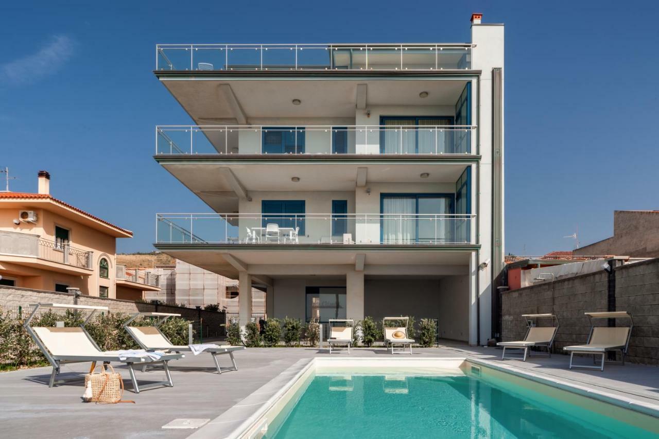 Terraces D'Orlando - Family Apartments With Sea View And Pool 卡普多兰多 外观 照片